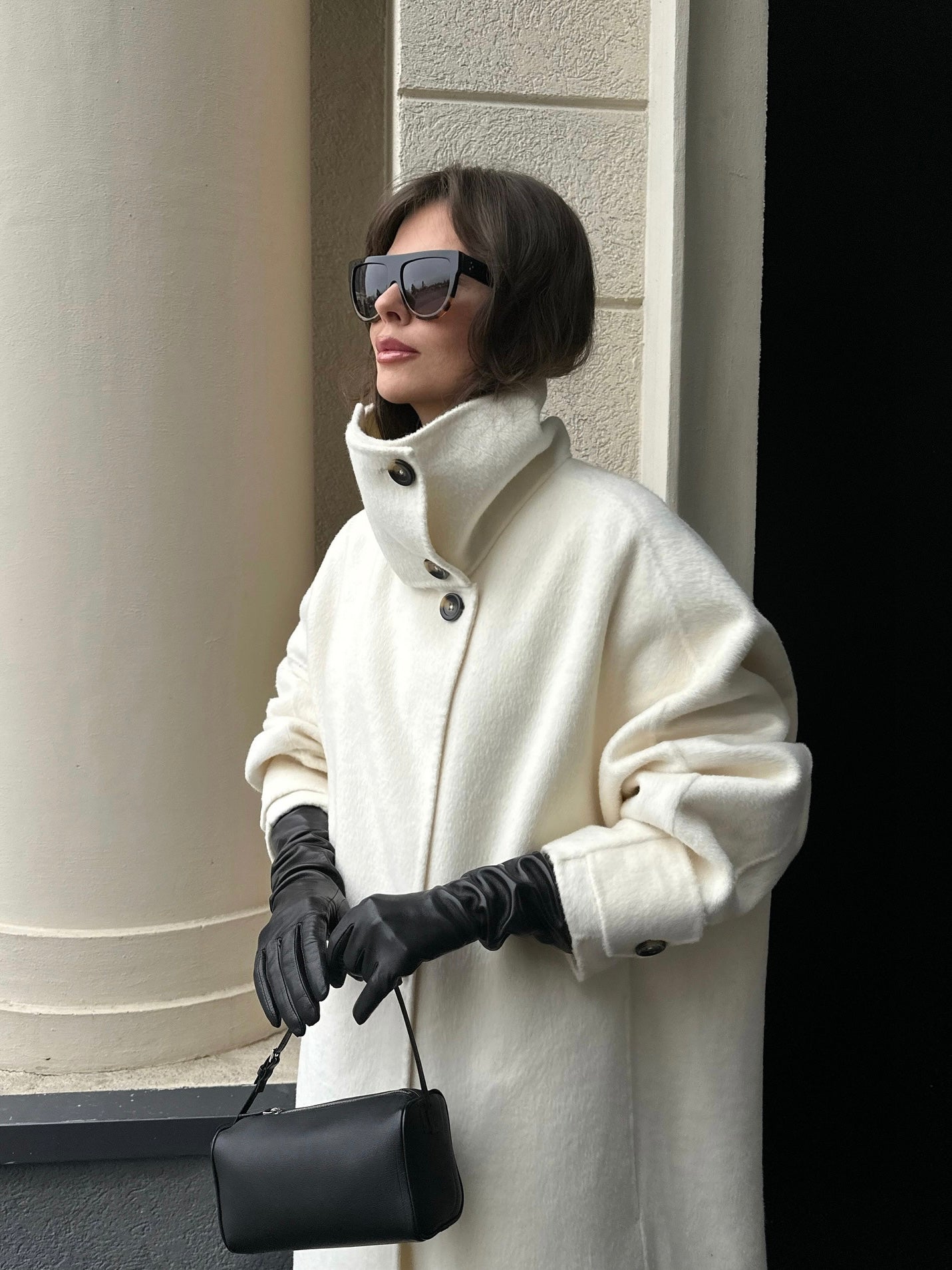 Amaya | High-Neck Long Winter Coat - ginlerie 0
