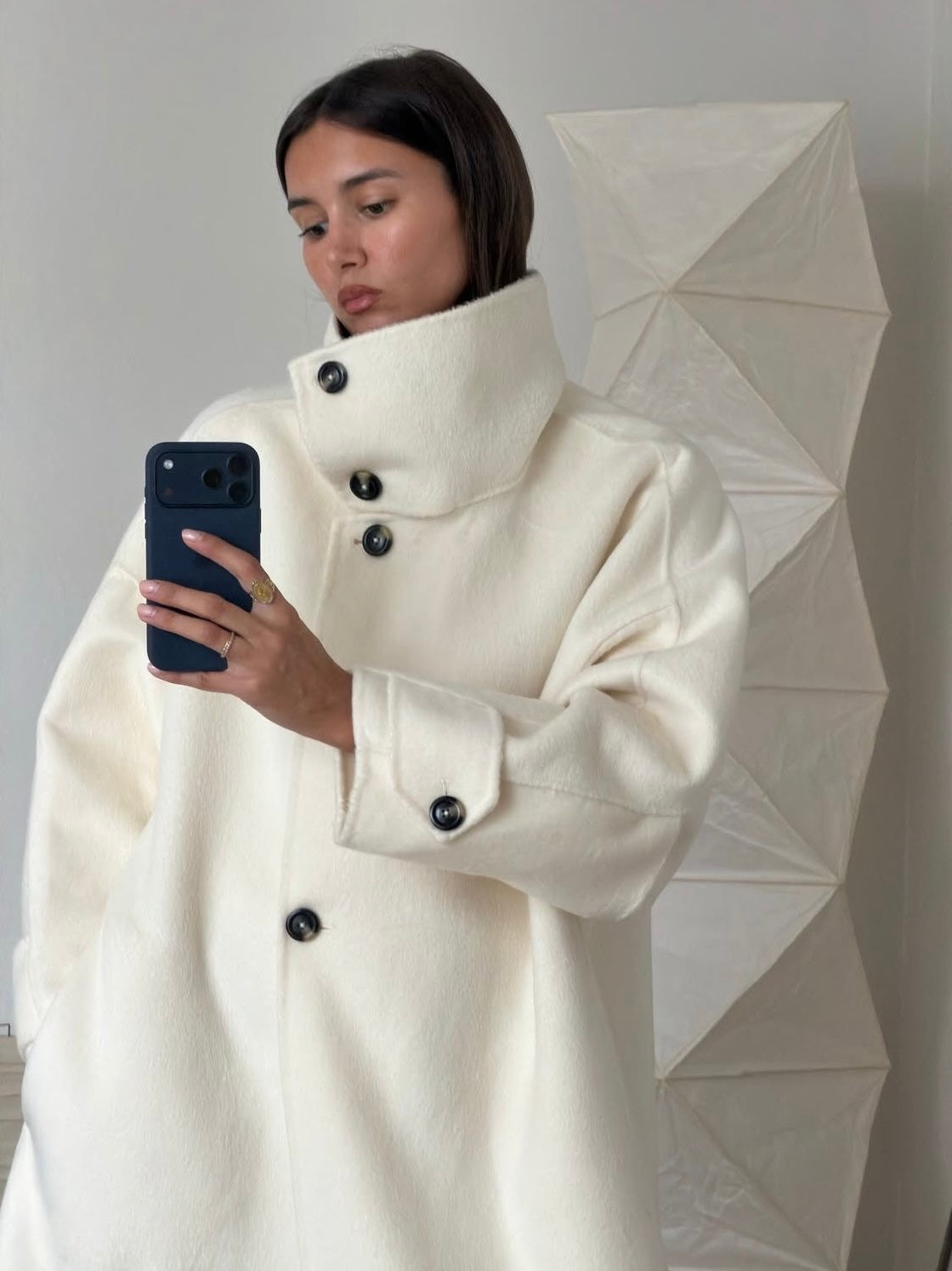 Amaya | High-Neck Long Winter Coat - ginlerie 6