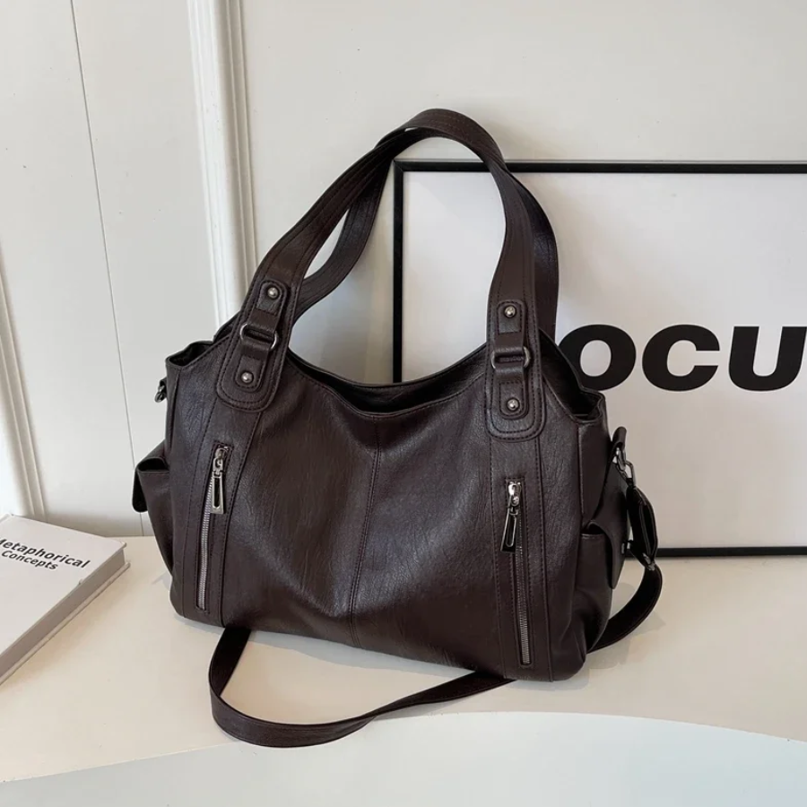 Amber | Black Shoulder Bag - ginlerie 3