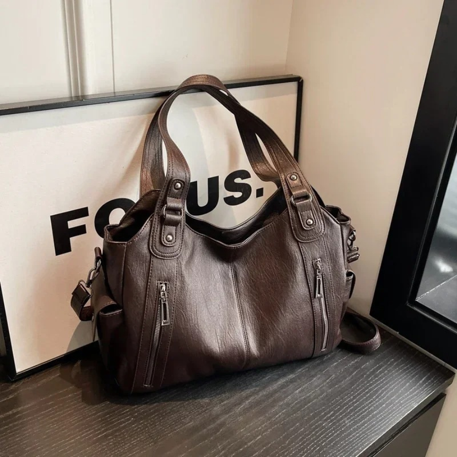 Amber | Black Shoulder Bag - ginlerie 4
