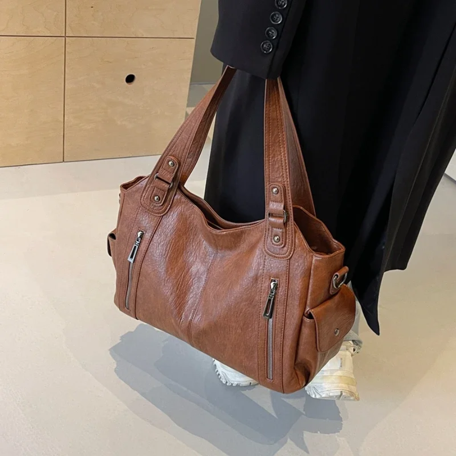 Amber | Black Shoulder Bag - ginlerie 5