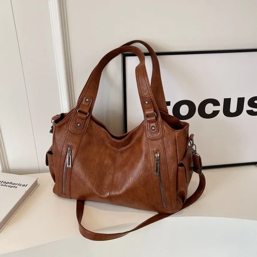 Amber | Black Shoulder Bag - ginlerie 8