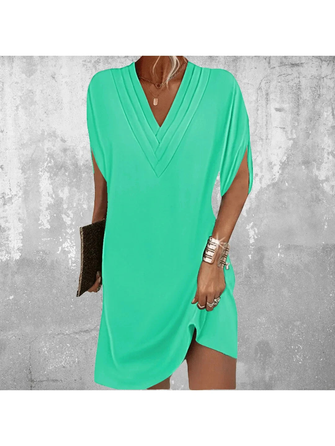 Amelia | Elegant Tummy Covering Dress - ginlerie 3
