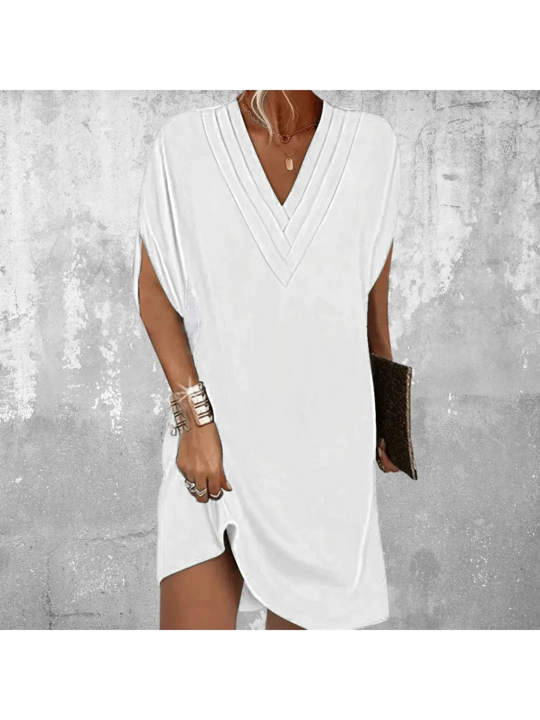 Amelia | Elegant Tummy Covering Dress - ginlerie 5