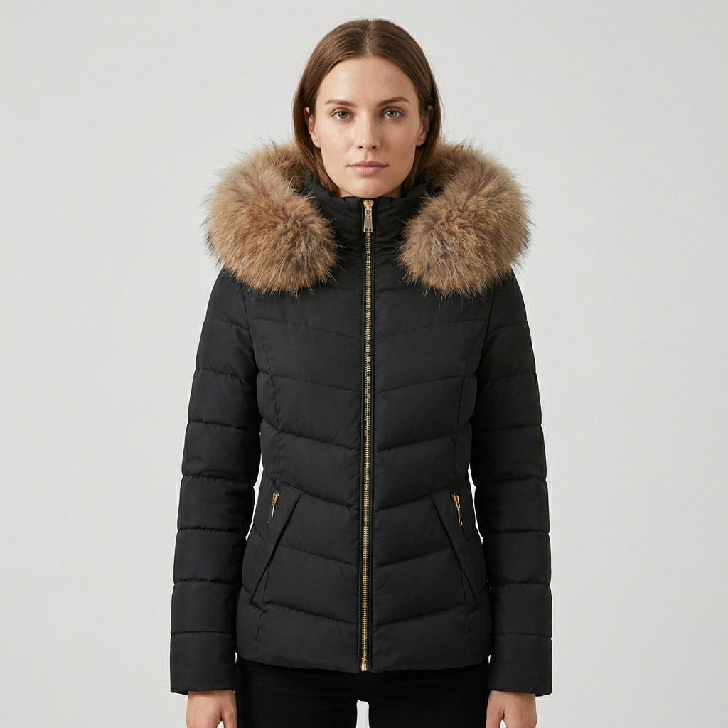 Amelia | Longline Puffer Coat - ginlerie 1