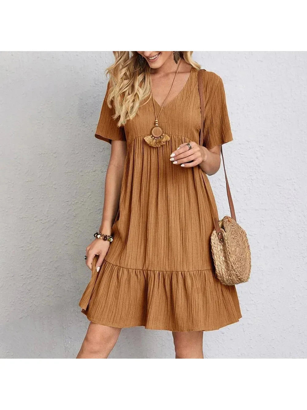 Amy | Casual Summer Dress - ginlerie 0