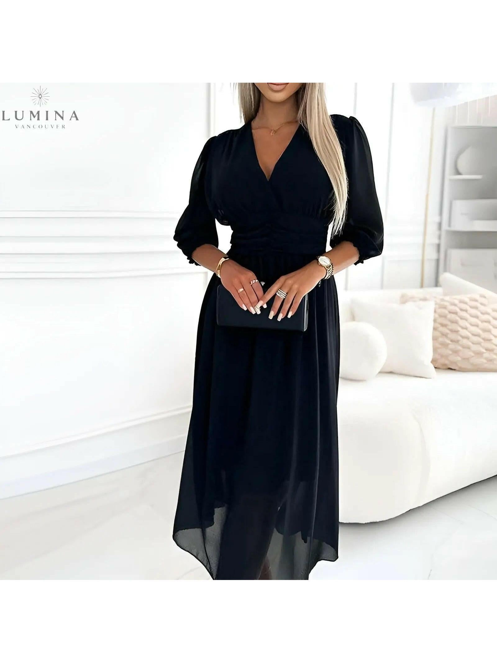 Ana | Stylish Wrap Dress - ginlerie 2