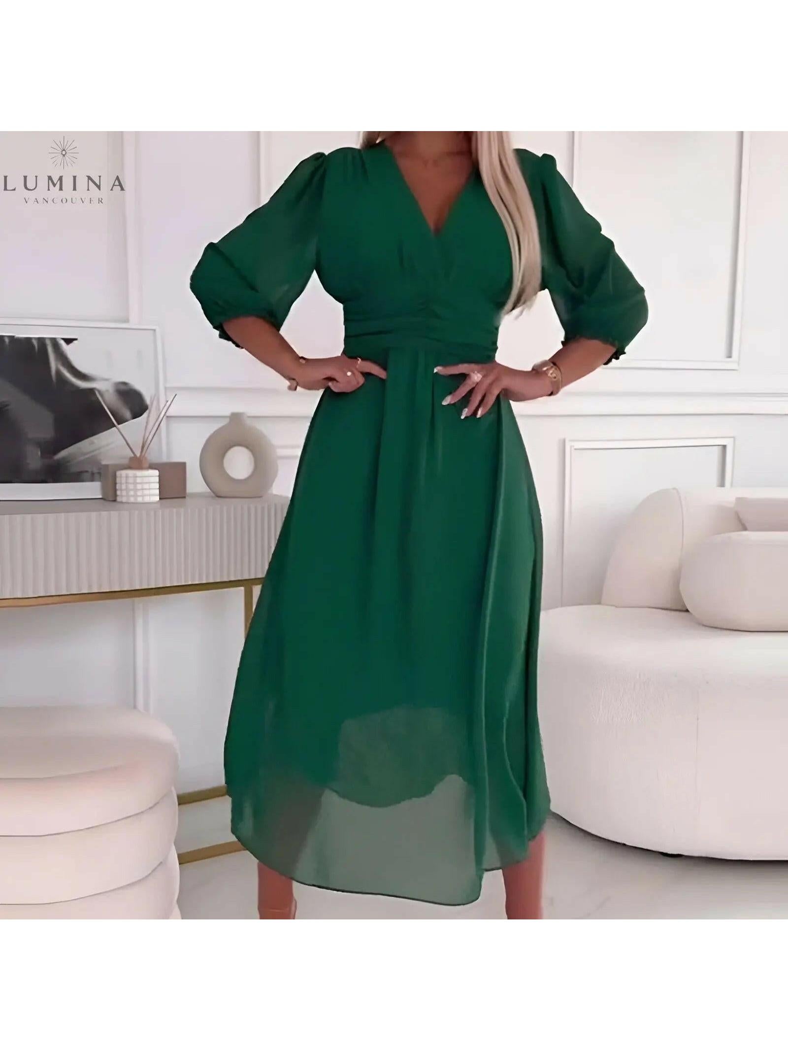 Ana | Stylish Wrap Dress - ginlerie 3