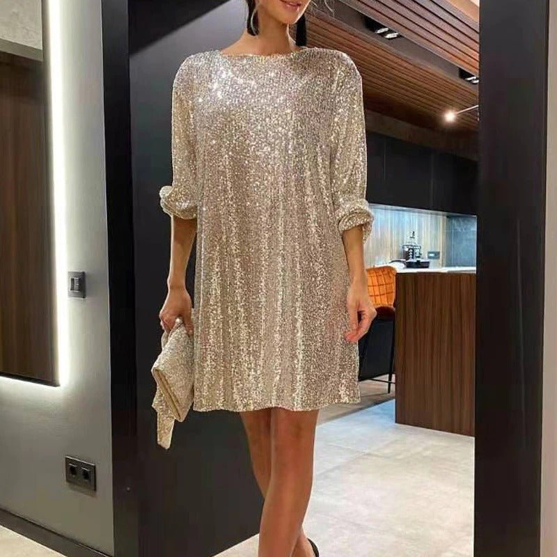 Aria | Sequin Mini Dress - ginlerie 2