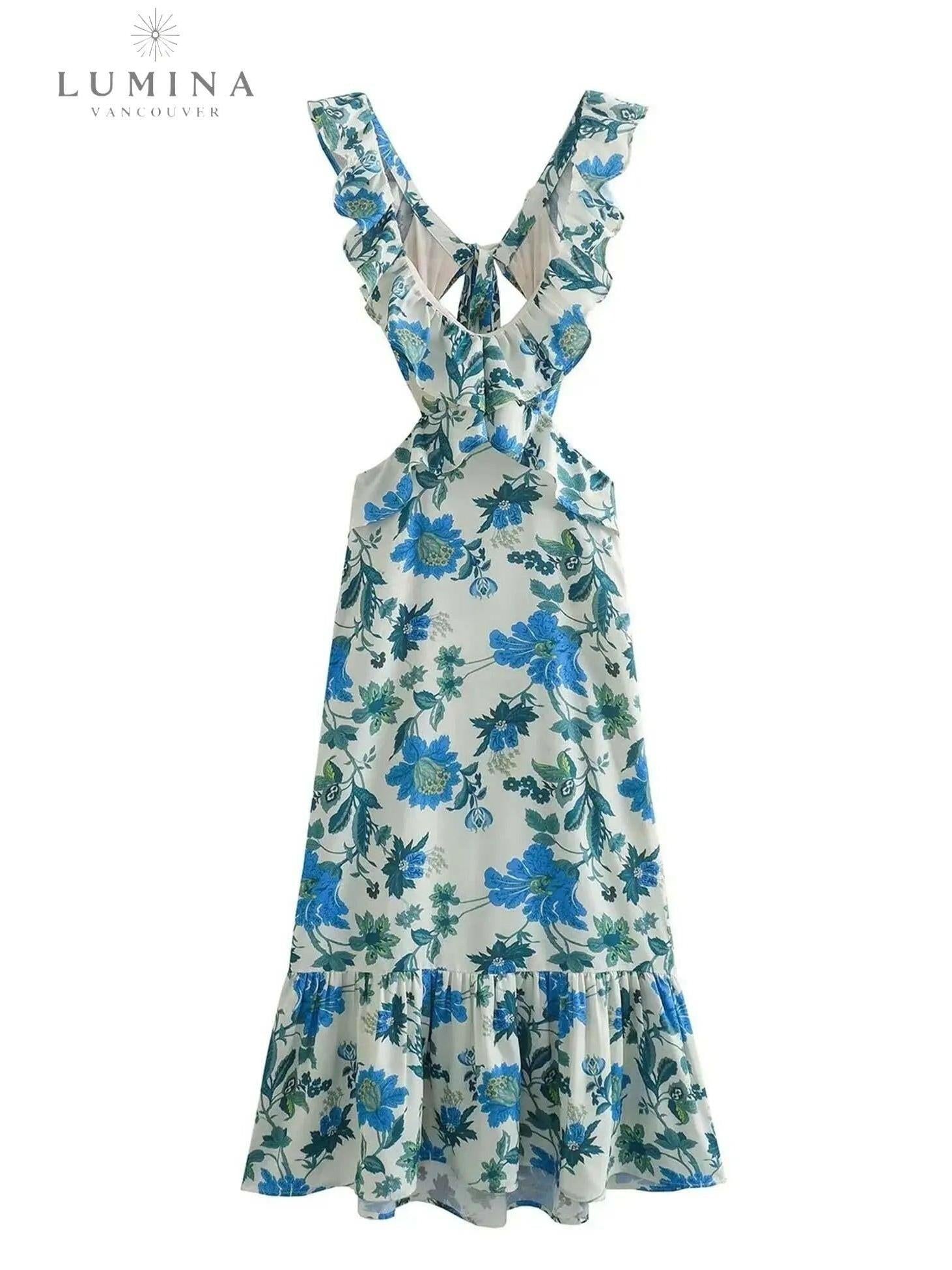 Ariella | Floral Ruffle Dress