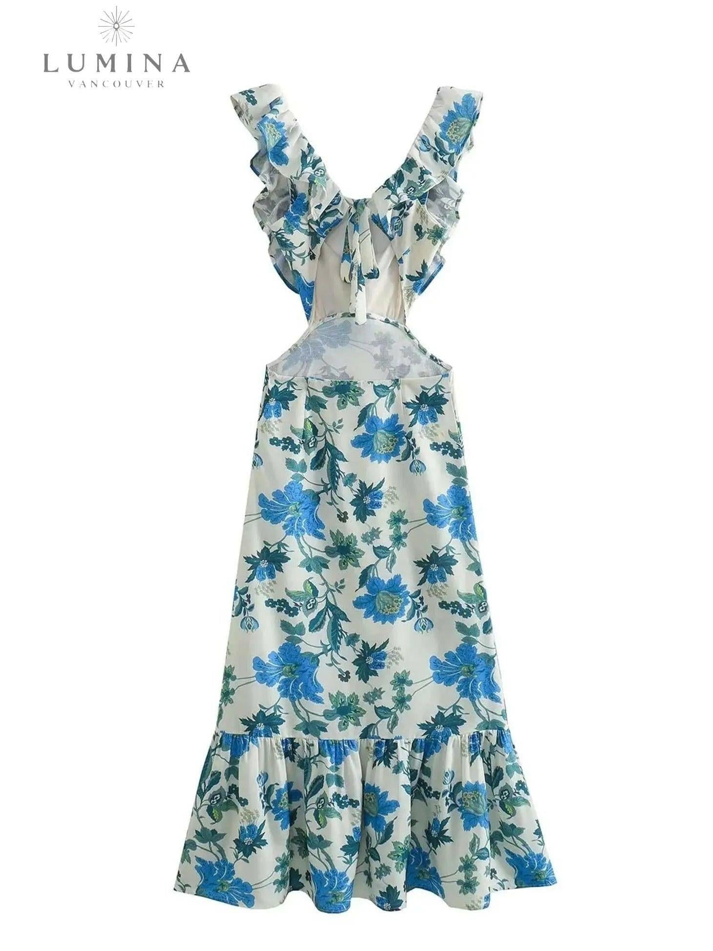 Ariella | Floral Ruffle Dress