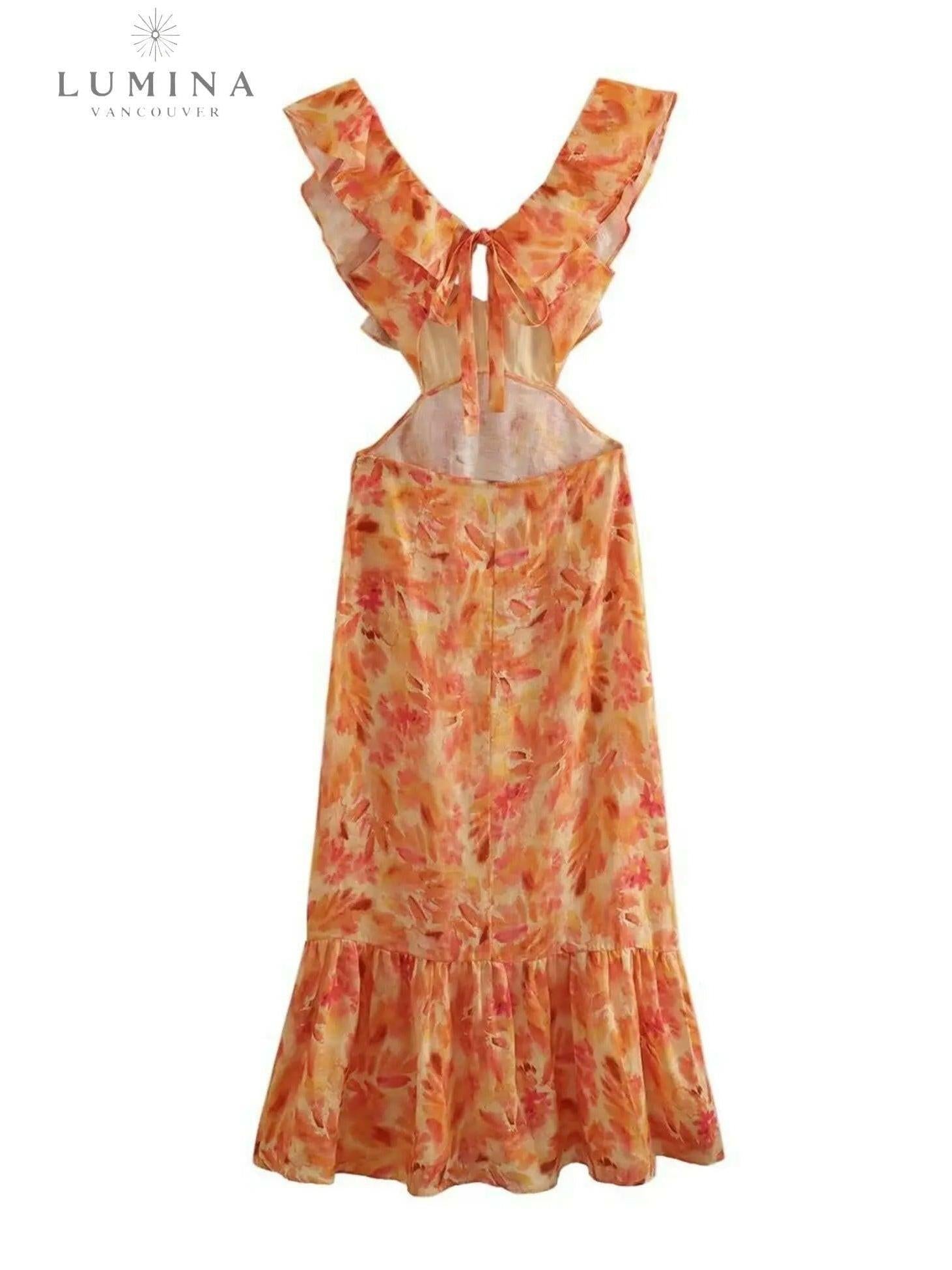 Ariella | Floral Ruffle Dress