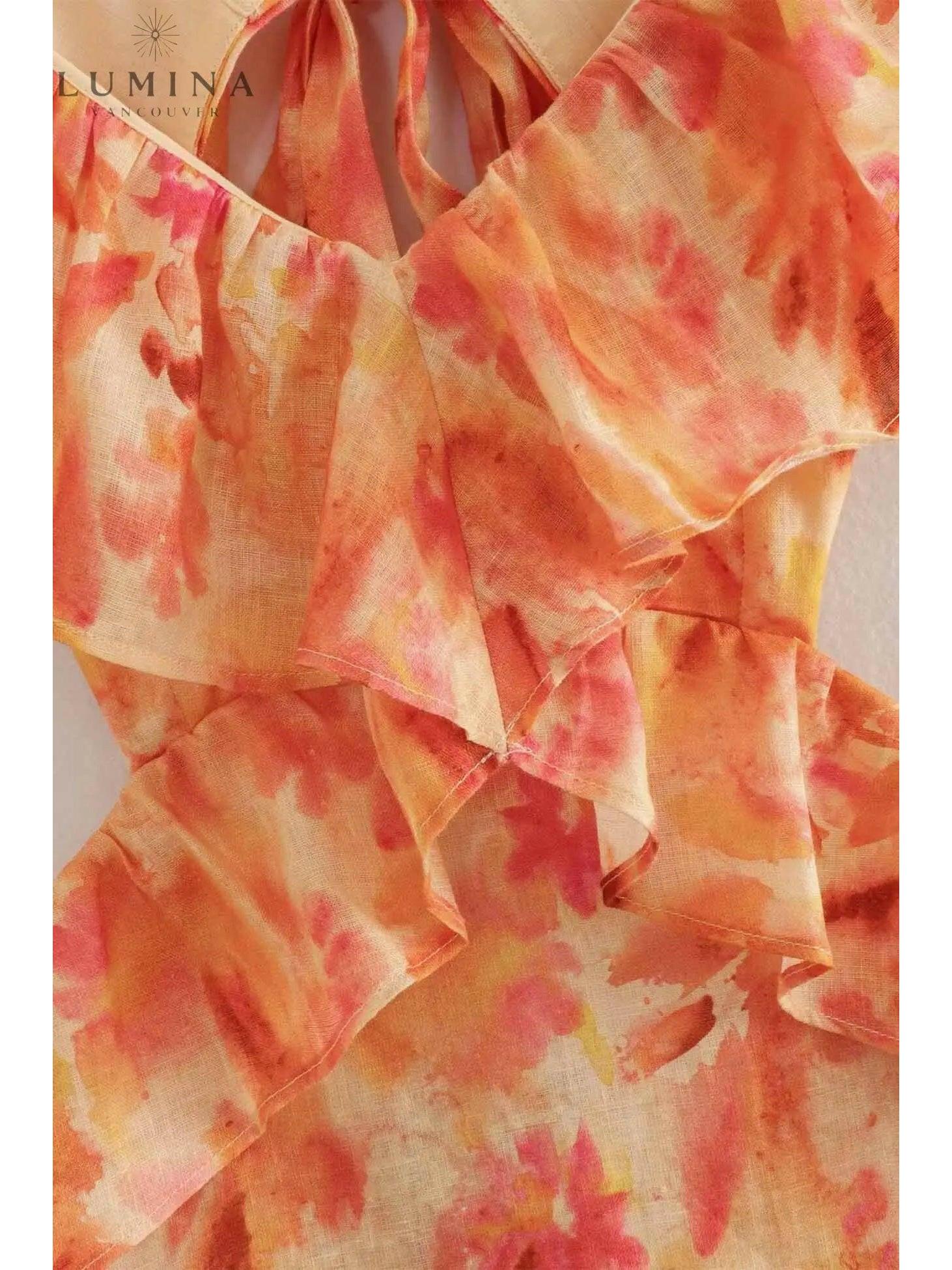 Ariella | Floral Ruffle Dress