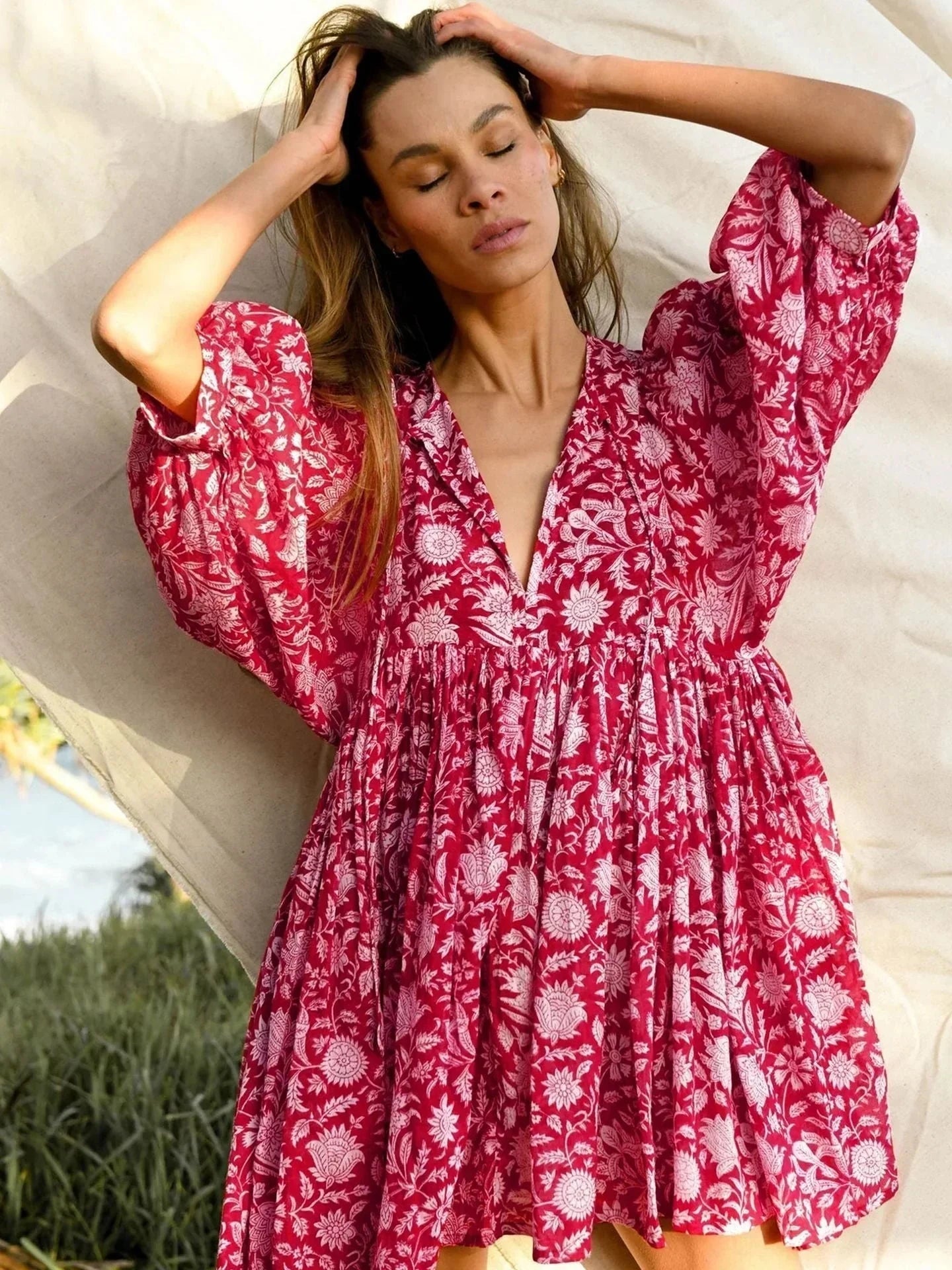 Aurora | Flow Boho Floral Dress - ginlerie 4