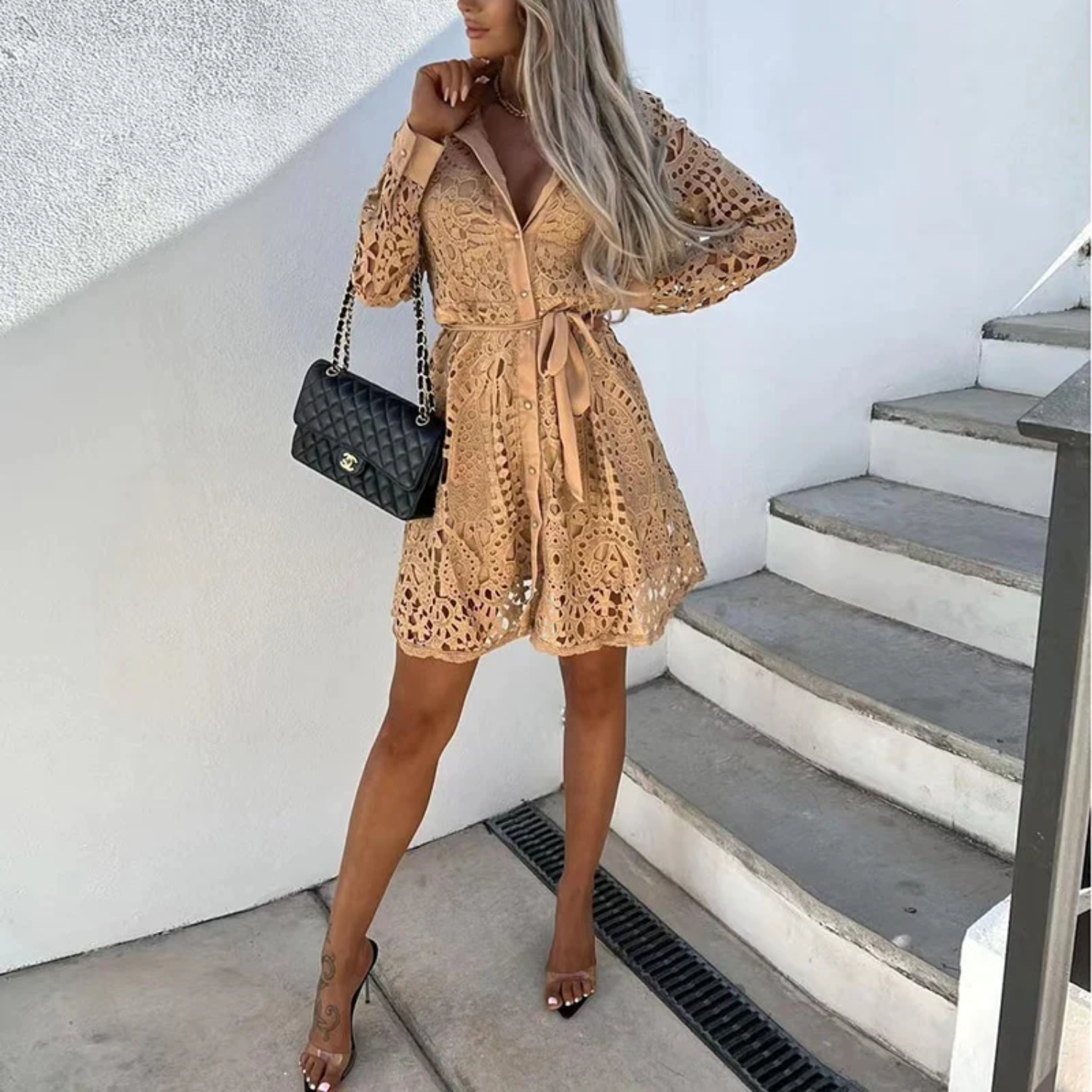 Aurora | Lace Dress - ginlerie 4