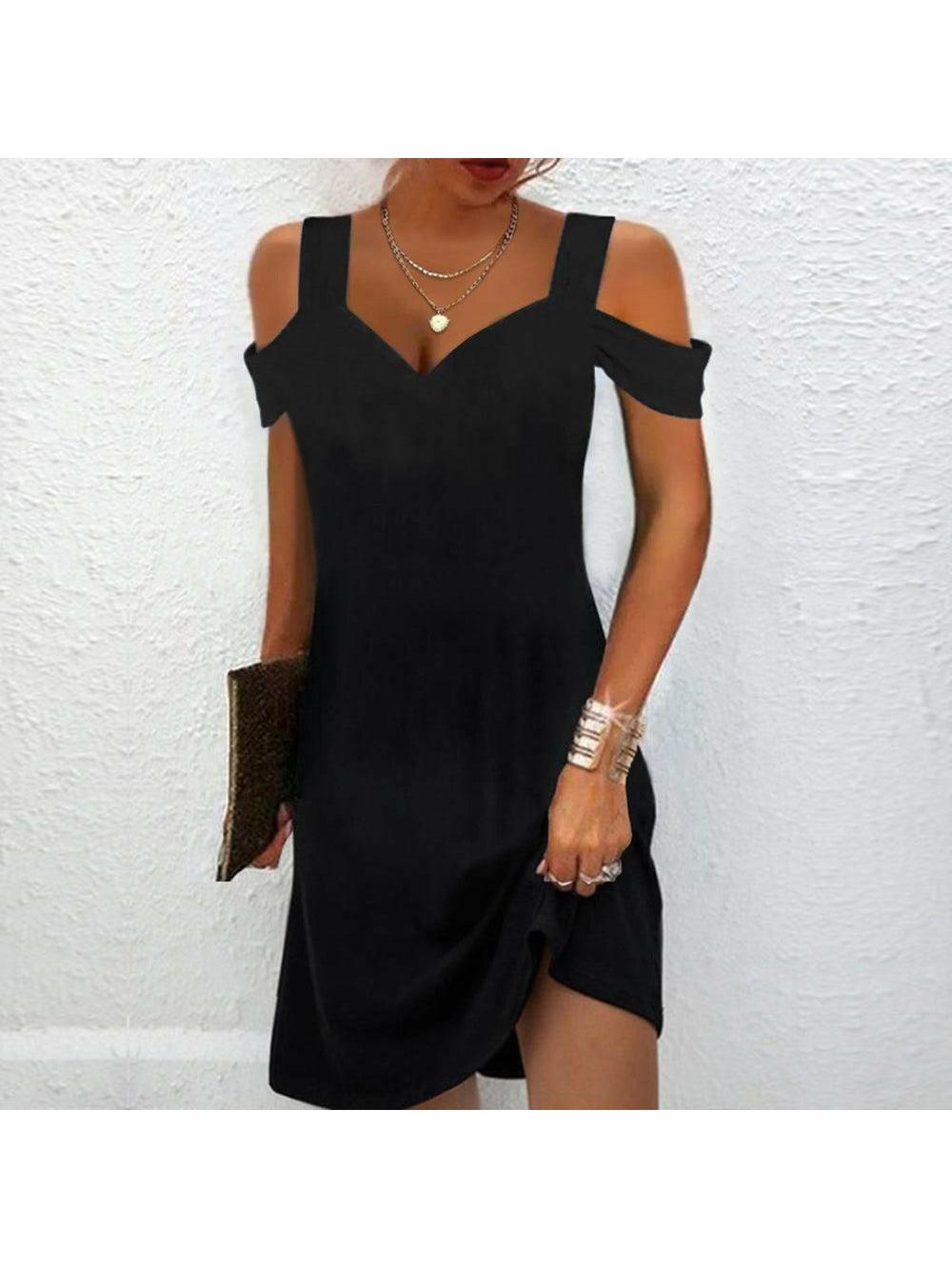 Avril | Off-Shoulder Mini Dress - ginlerie 0