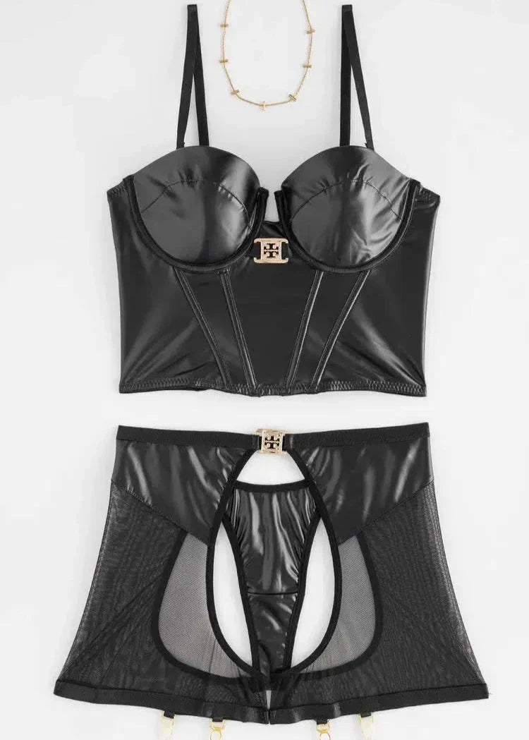 Bella Leather Lingerie - ginlerie