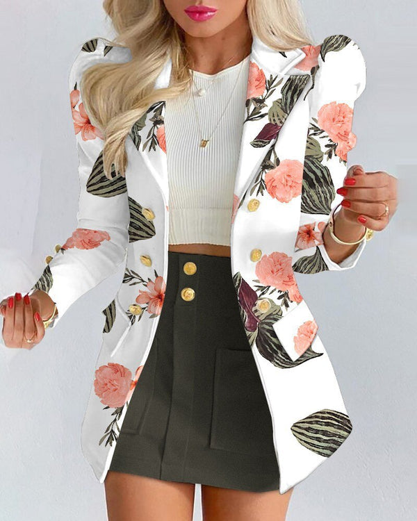 Bella | Blazer and Skirt Co-ord Set - ginlerie 2