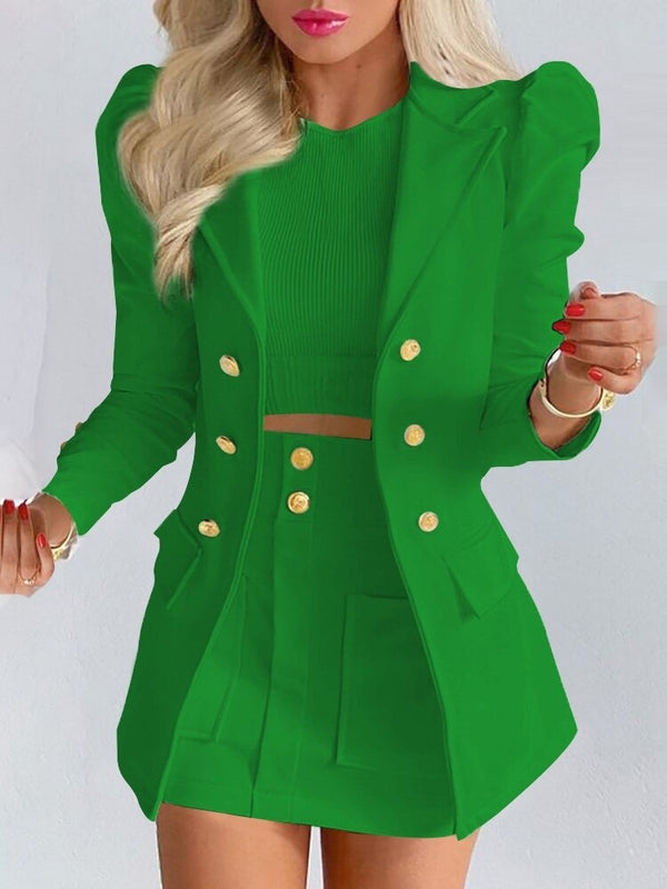 Bella | Blazer and Skirt Co-ord Set - ginlerie 6