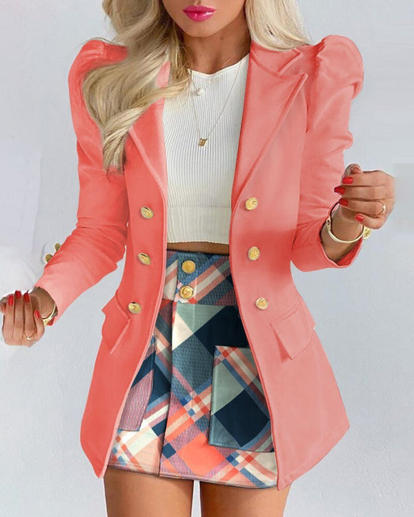 Bella | Blazer and Skirt Co-ord Set - ginlerie 7