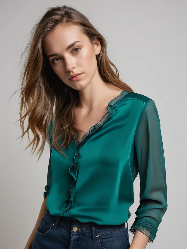 Brooklyn | Elegant Ruffle Blouse - ginlerie 6