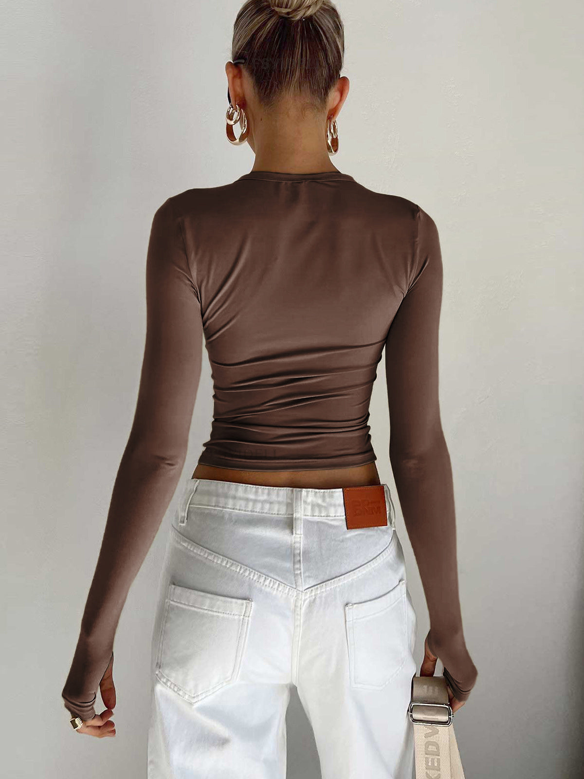 Brooklyn | Long Sleeve Crop Top - ginlerie 7