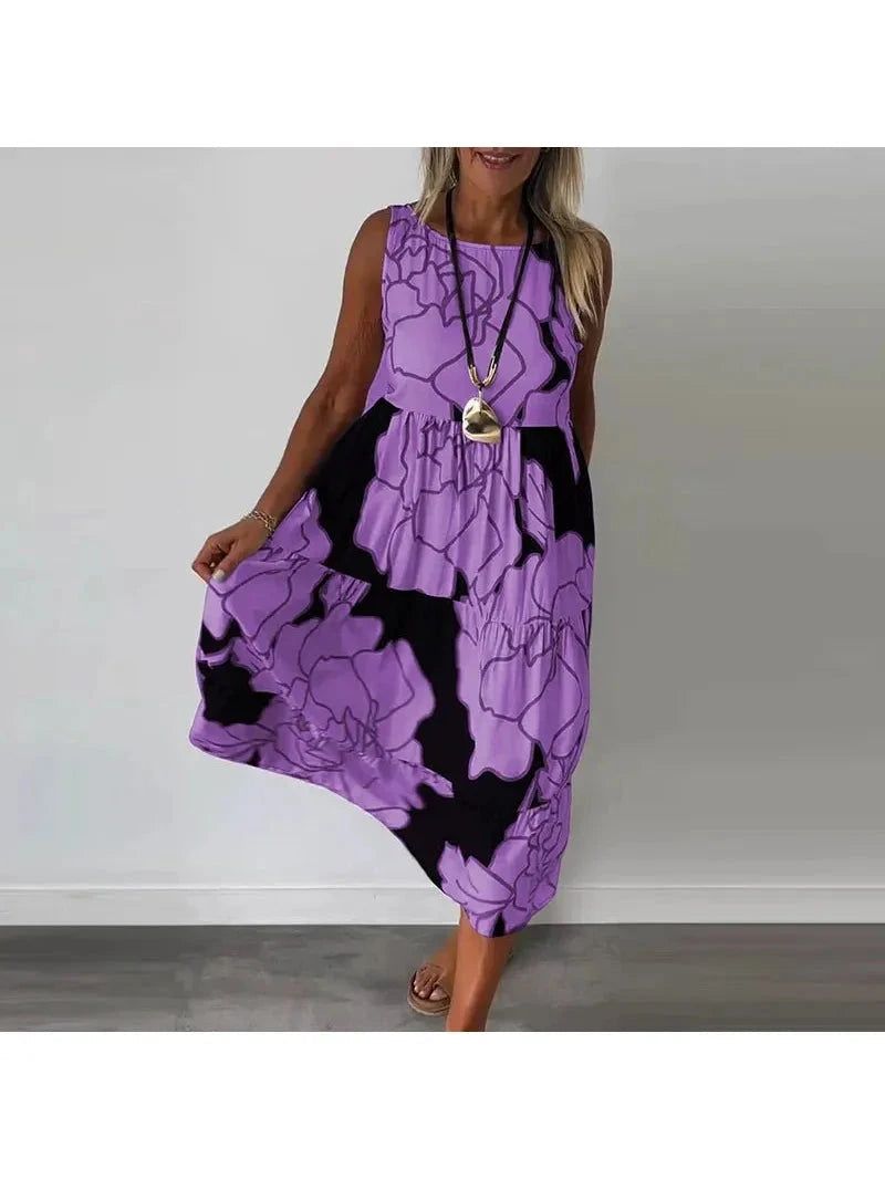 Caitlyn | Sleeveless Maxi Dress - ginlerie 6