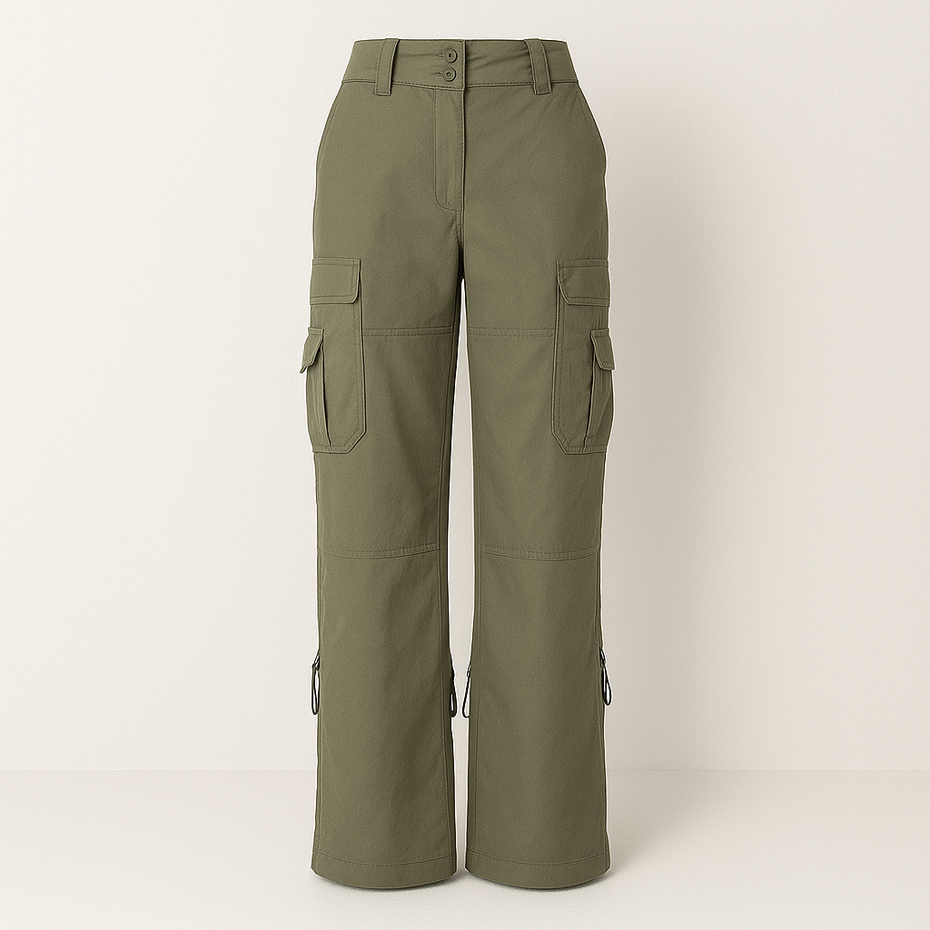 Cathy | Modern Fit Cargo Pants - ginlerie 2