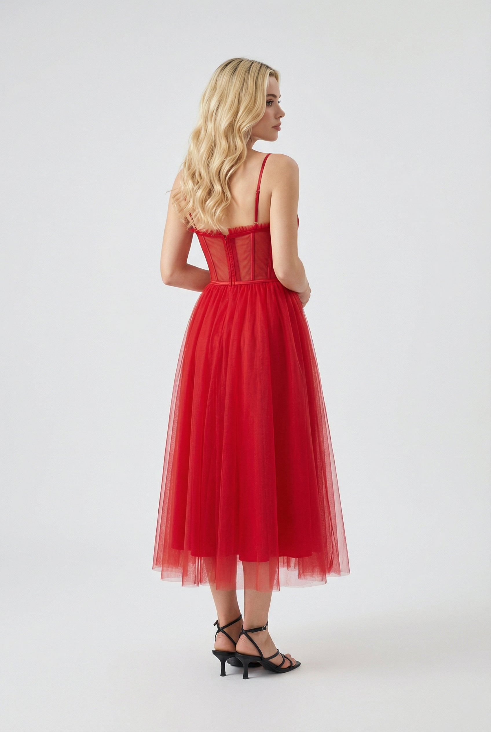 Celeste | A-Line Midi Dress - ginlerie 4