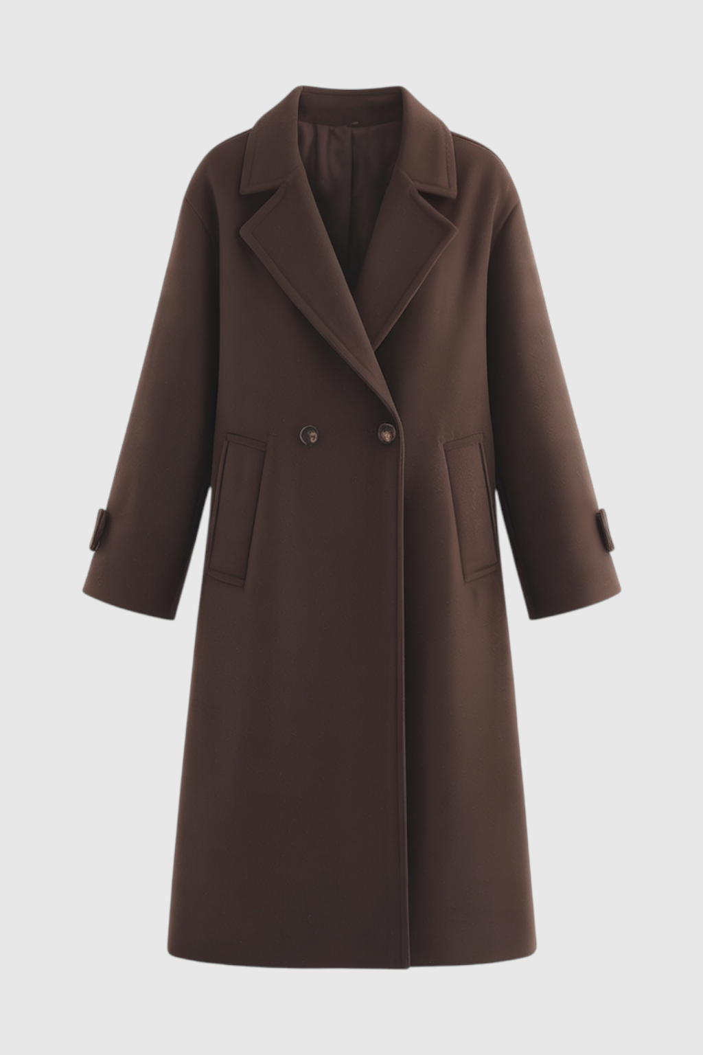 Celeste | Elegant Brown Winter Coat - ginlerie 0