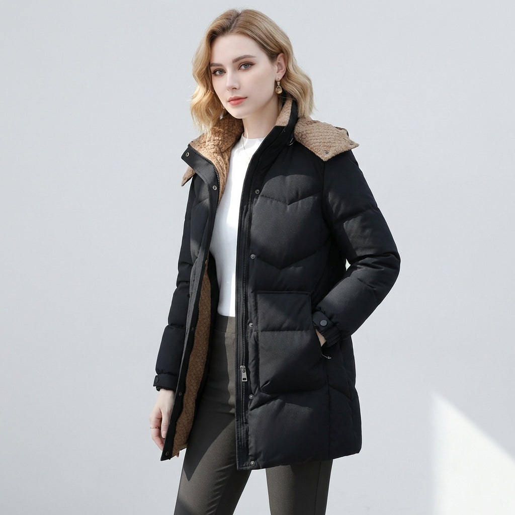 Celeste | Long Puffer Coat - ginlerie 1