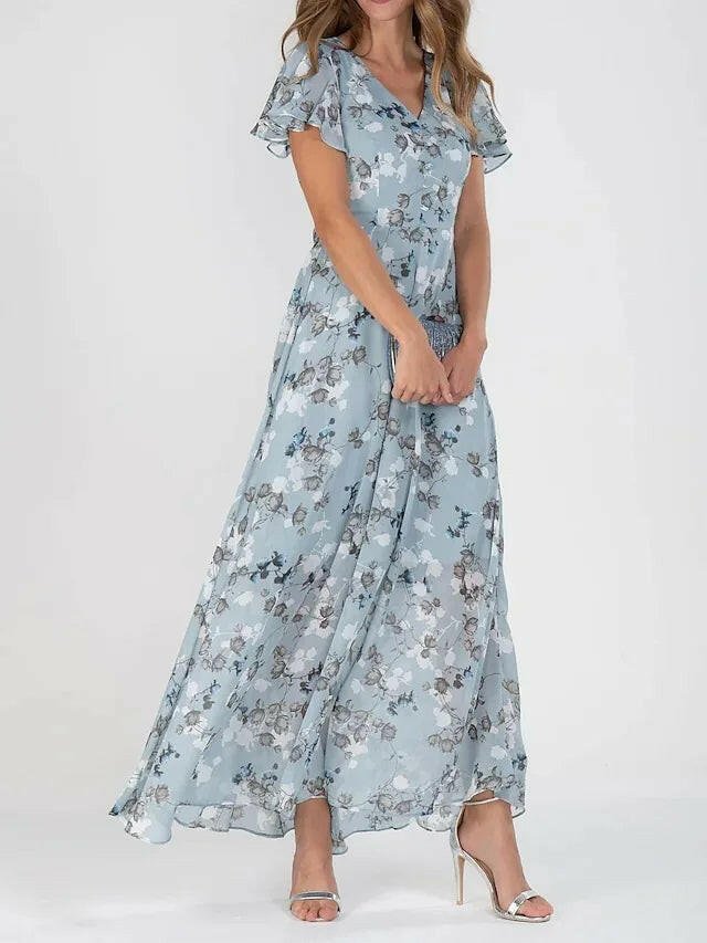 Celeste | Long Sleeve Maxi Dress - ginlerie 2