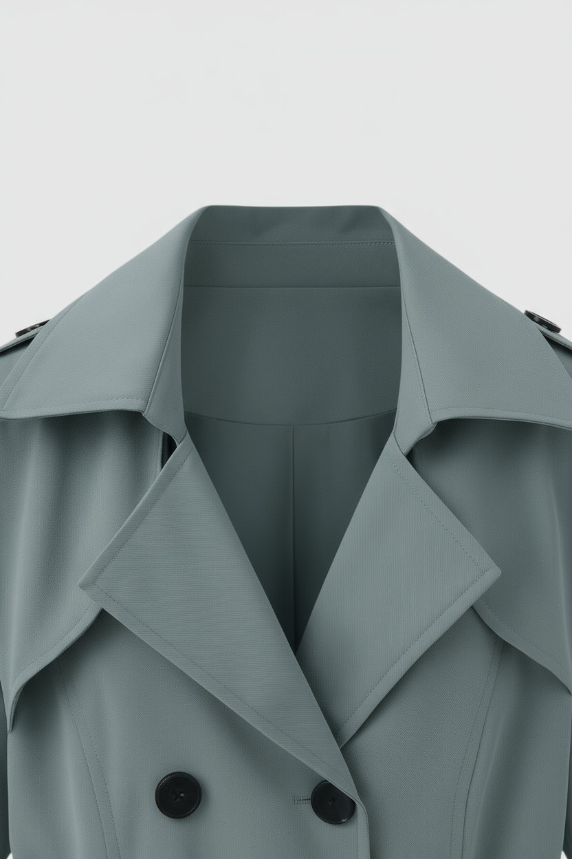 Celeste | Mid-Length Trench Coat - ginlerie 4