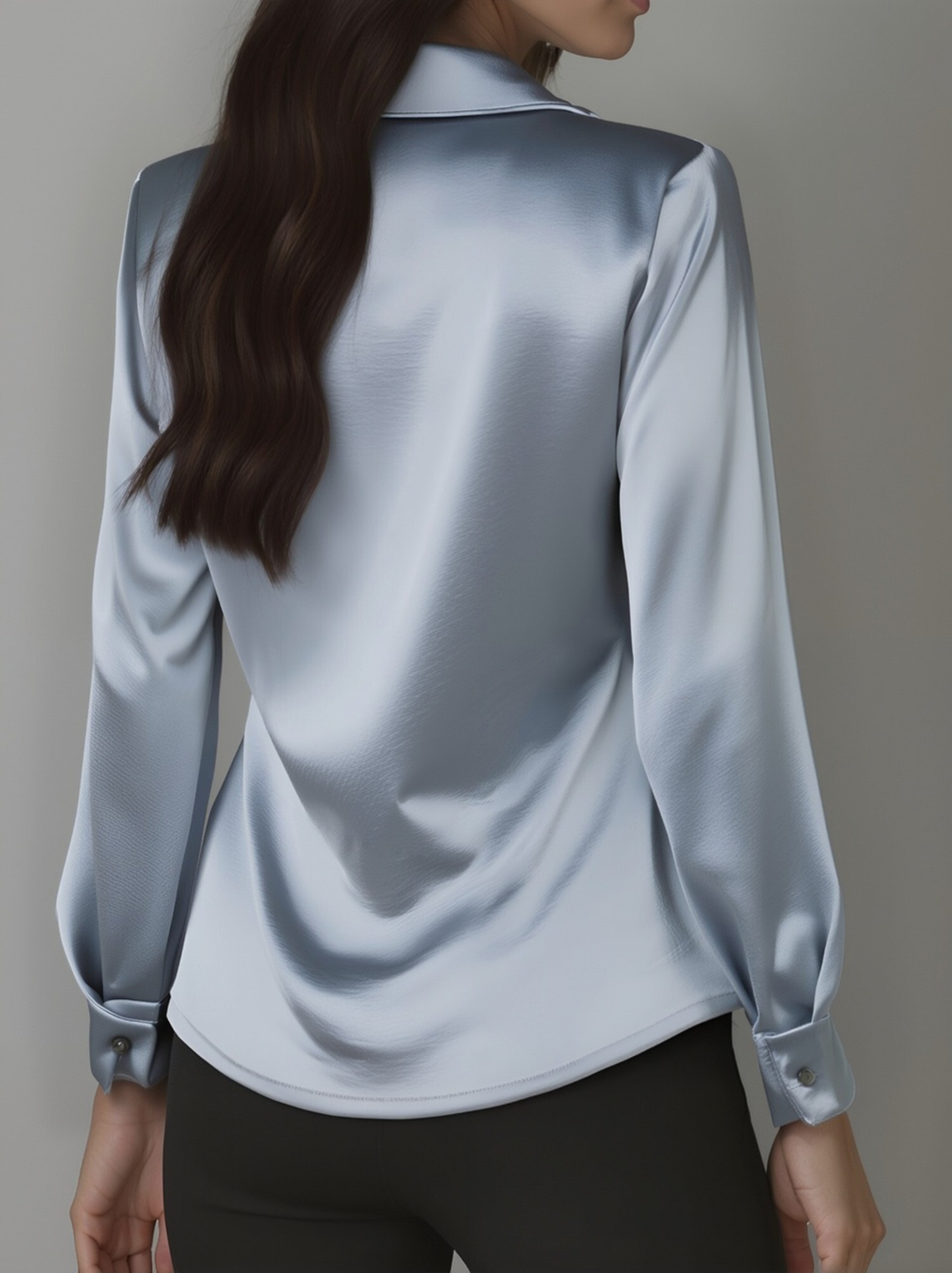 Celeste | White Draped Blouse - ginlerie 8