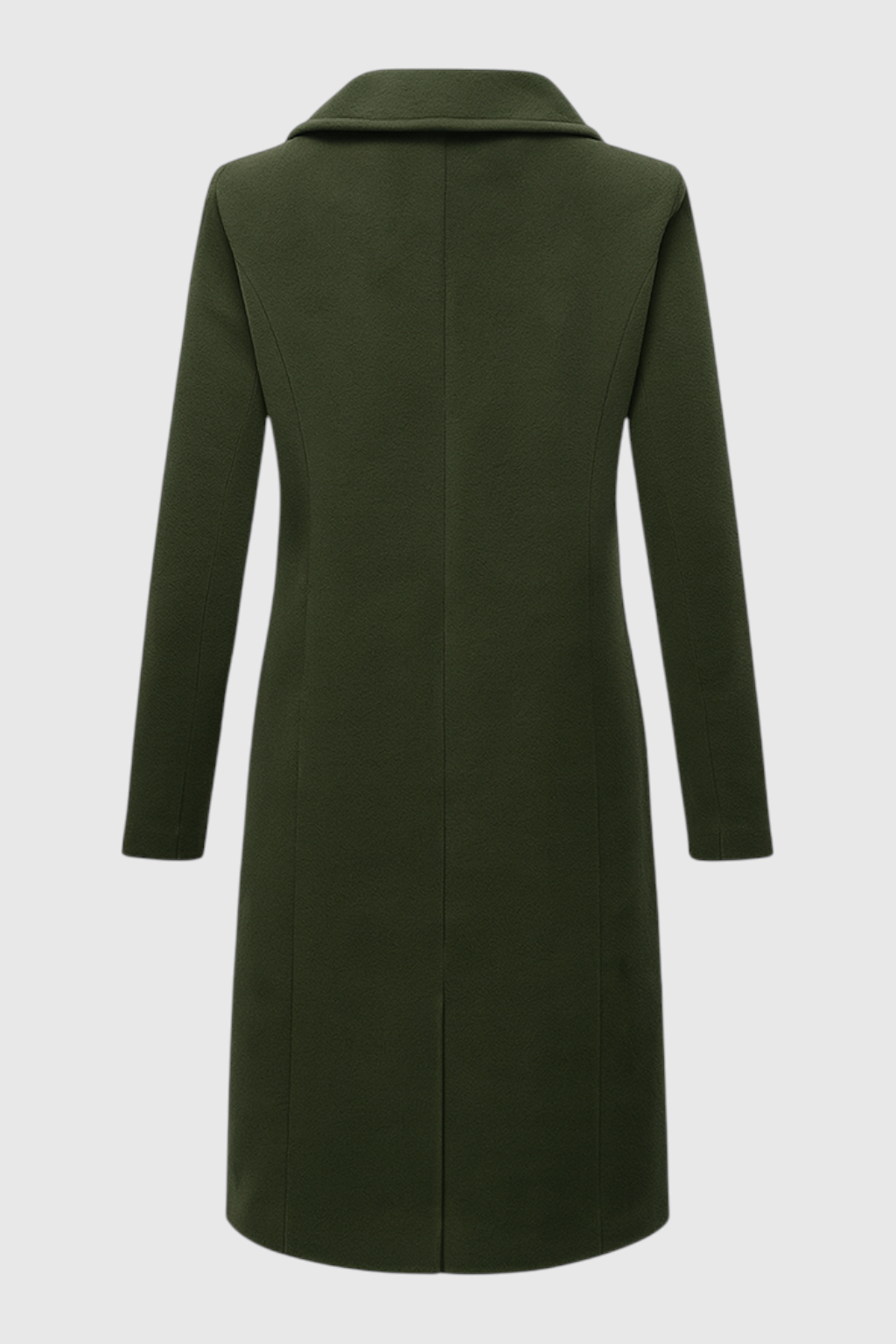 Clara | Army Green Trench Coat - ginlerie 3