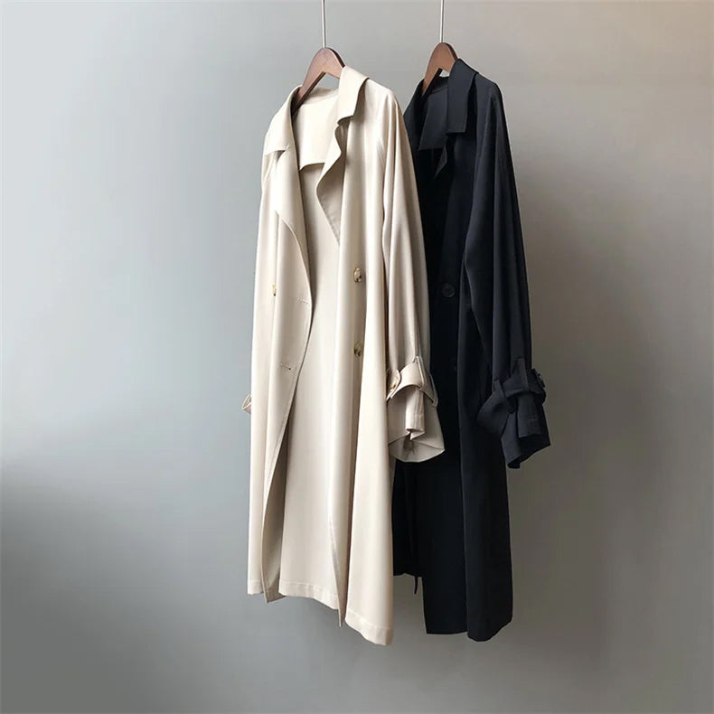 Clara | Black Trench Coat - ginlerie 3