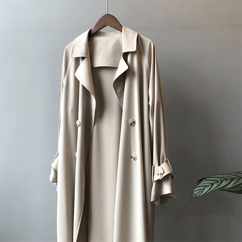 Clara | Black Trench Coat - ginlerie 5