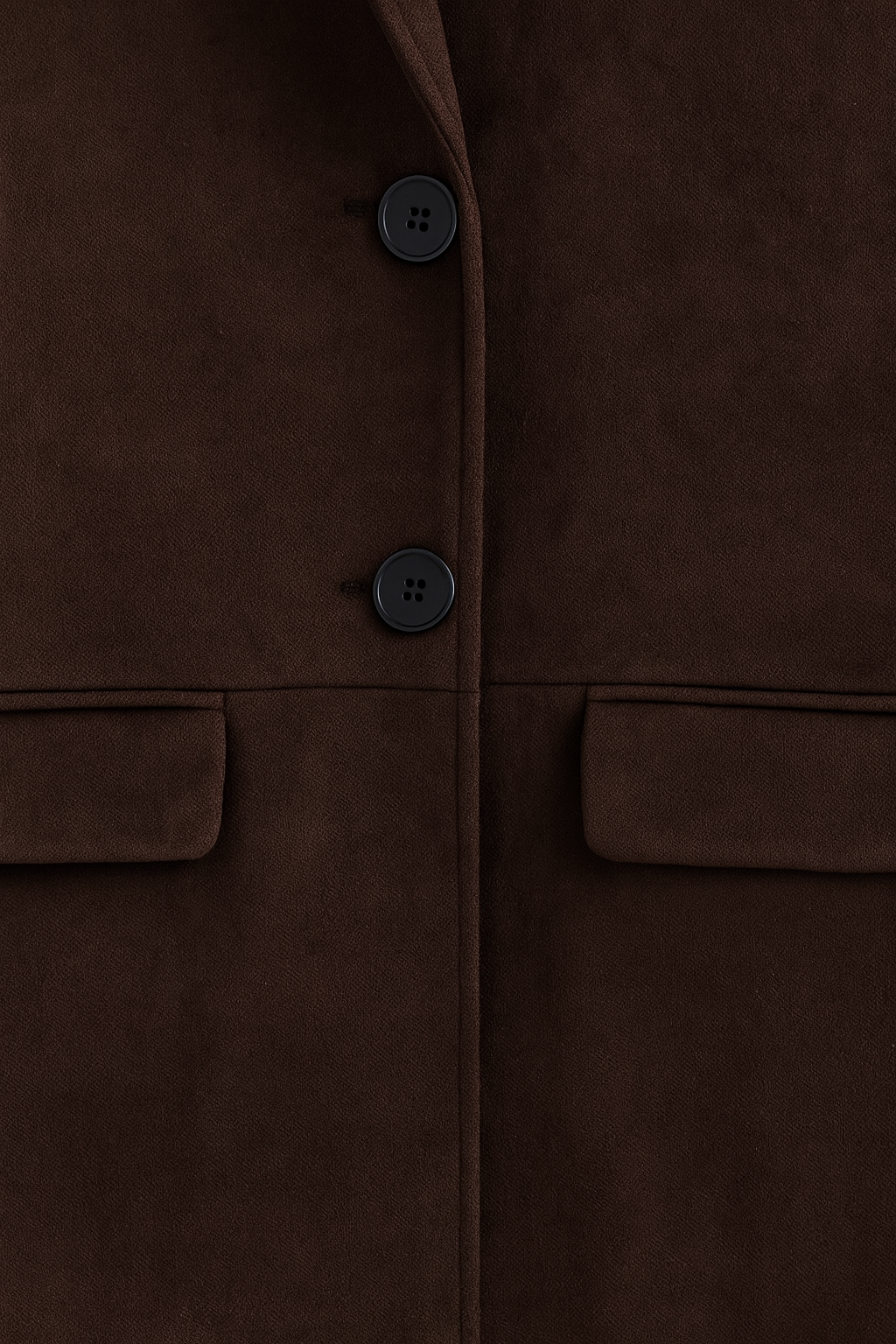 Clara | Brown Anti-Suede Coat - ginlerie 5
