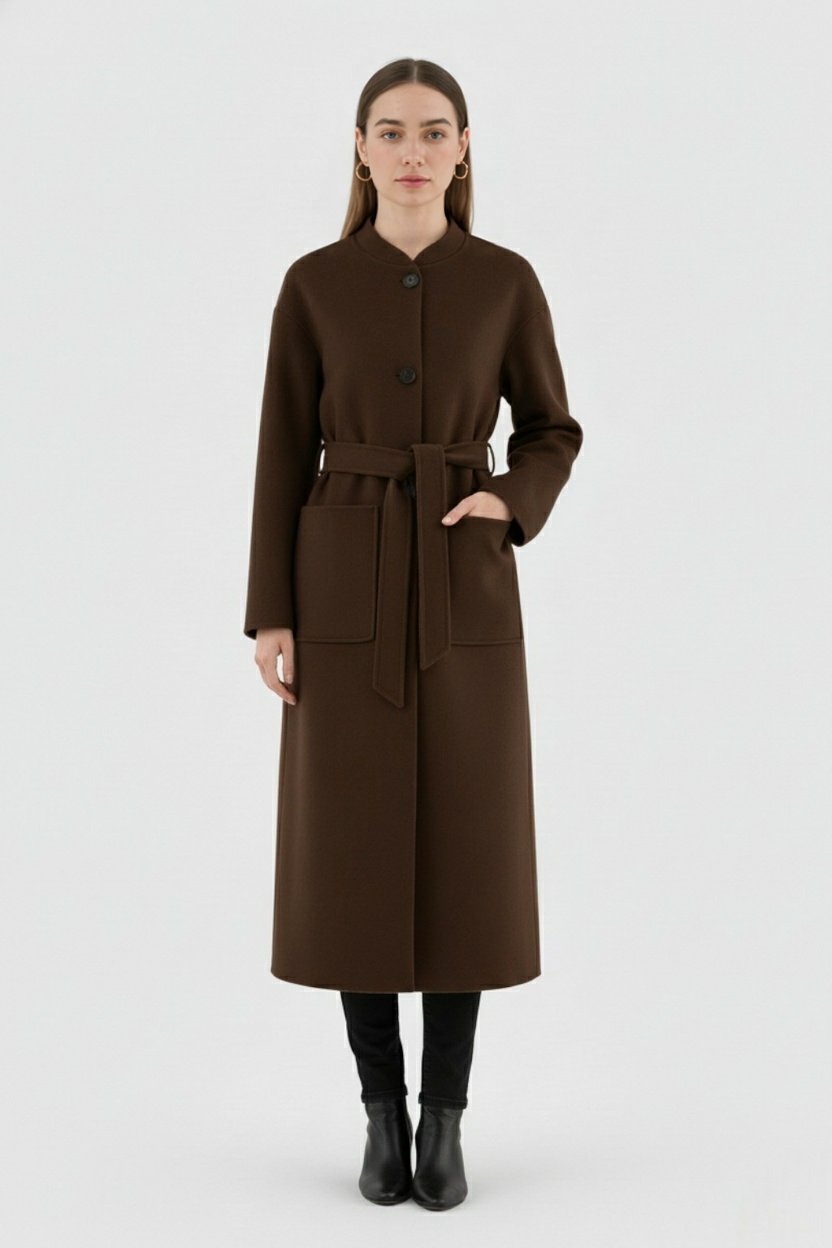 Clara | Brown Winter Coat - ginlerie 2