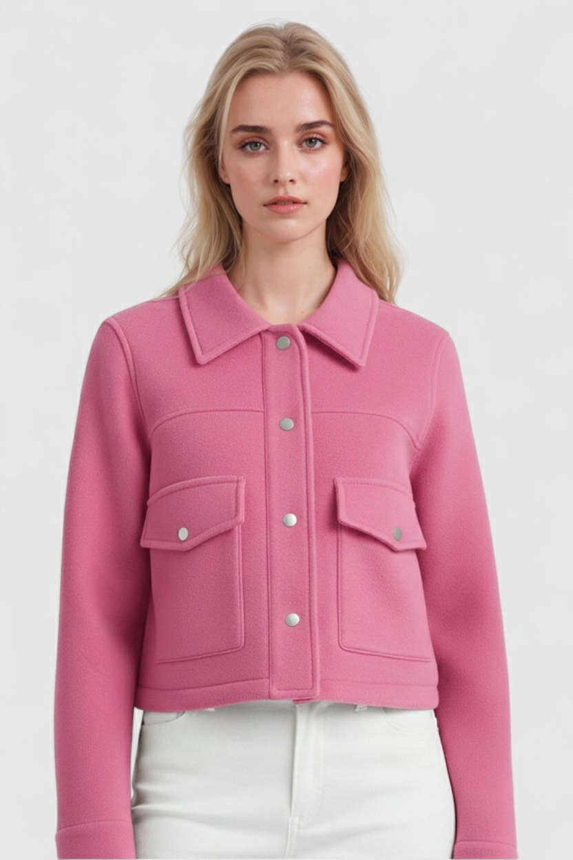 Clara | Chic Long Sleeve Jacket - ginlerie 1