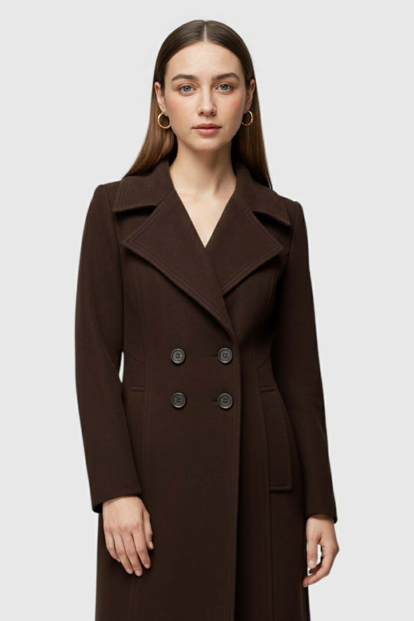Clara | Classic Brown Trench Coat - ginlerie 1