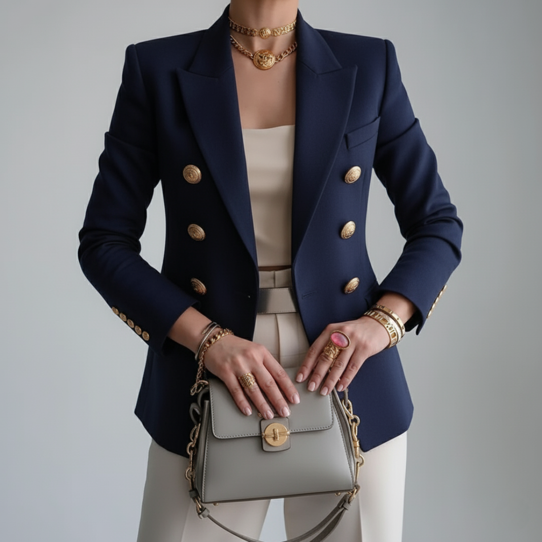 Clara | Double-Breasted Blazer - ginlerie 1