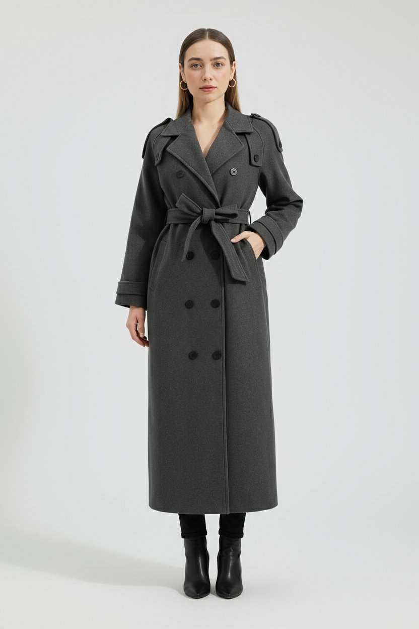Clara | Double-Breasted Trench Coat - ginlerie 2