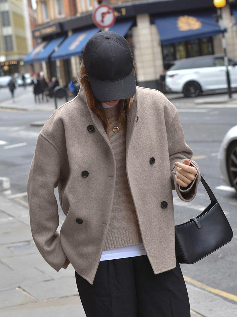 Clara | Double Breasted Wool Coat - ginlerie 2