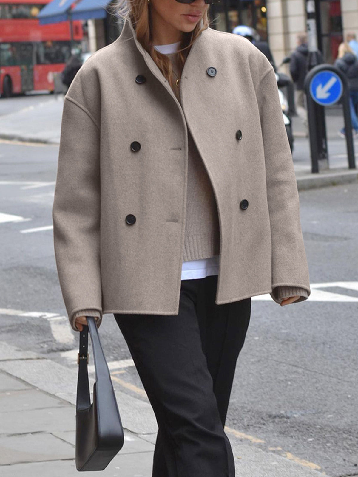 Clara | Double Breasted Wool Coat - ginlerie 3