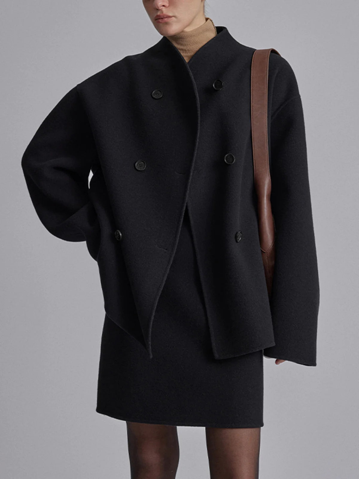 Clara | Double Breasted Wool Coat - ginlerie 8