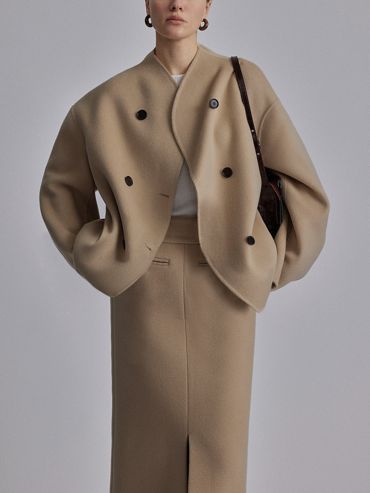 Clara | Double Breasted Wool Coat - ginlerie 9