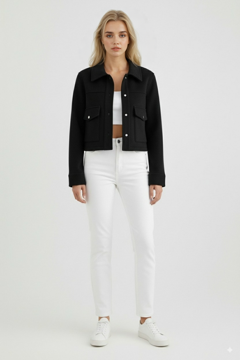 Clara | Elegant Long Sleeve Jacket - ginlerie 2