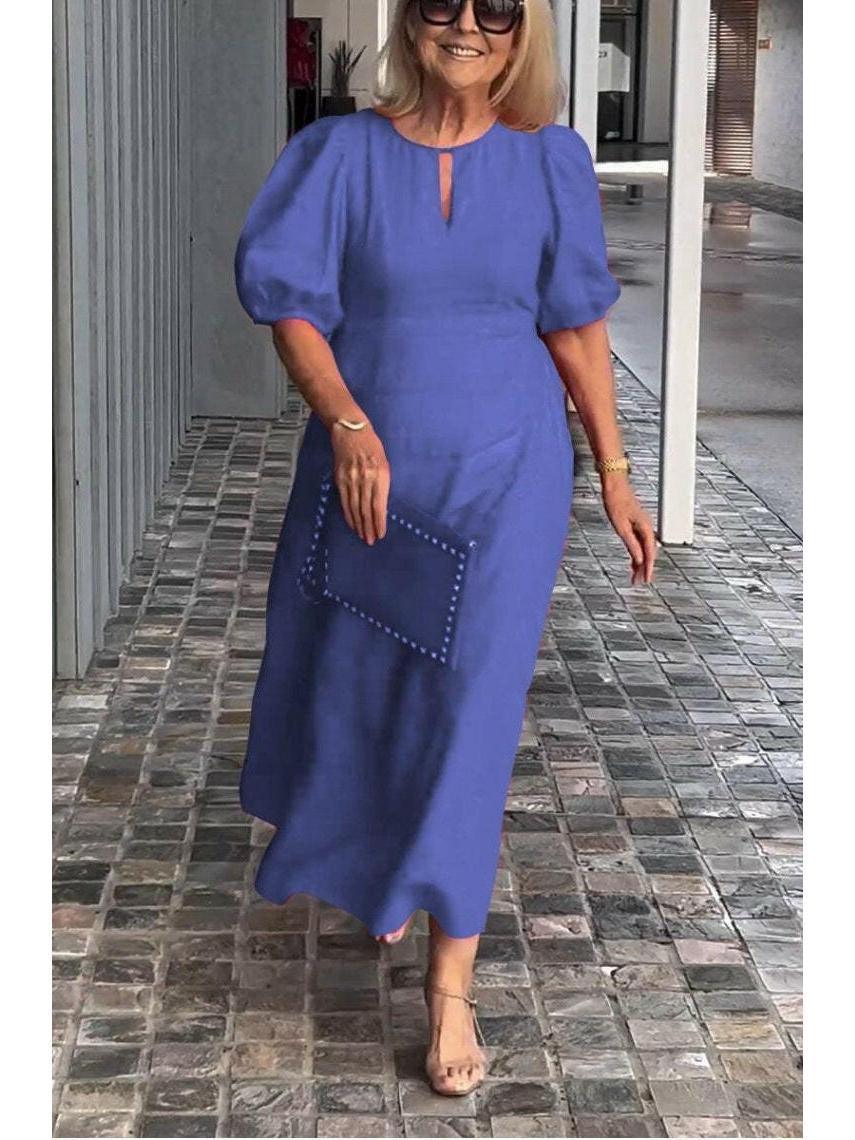 Clara | Elegant Midi Formal Dress - ginlerie 2
