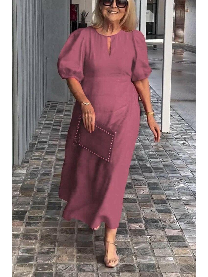 Clara | Elegant Midi Formal Dress - ginlerie 5